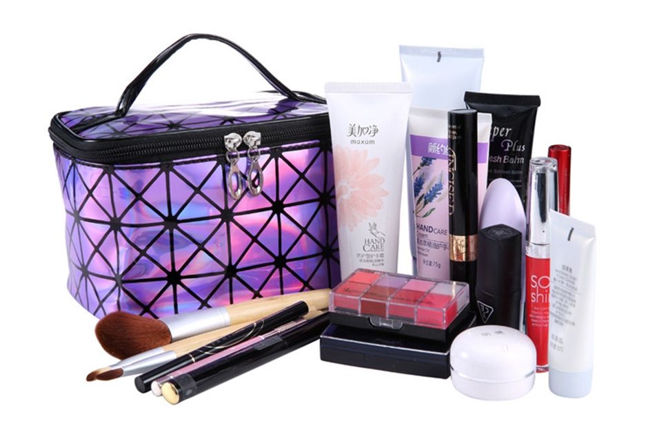 3D Laser Cosmetic Bag Stylish Makeup Travel Organizer