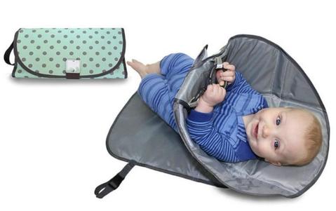 Foldable Diaper Changing Pad Clutch – Easy Baby Care Anywhere