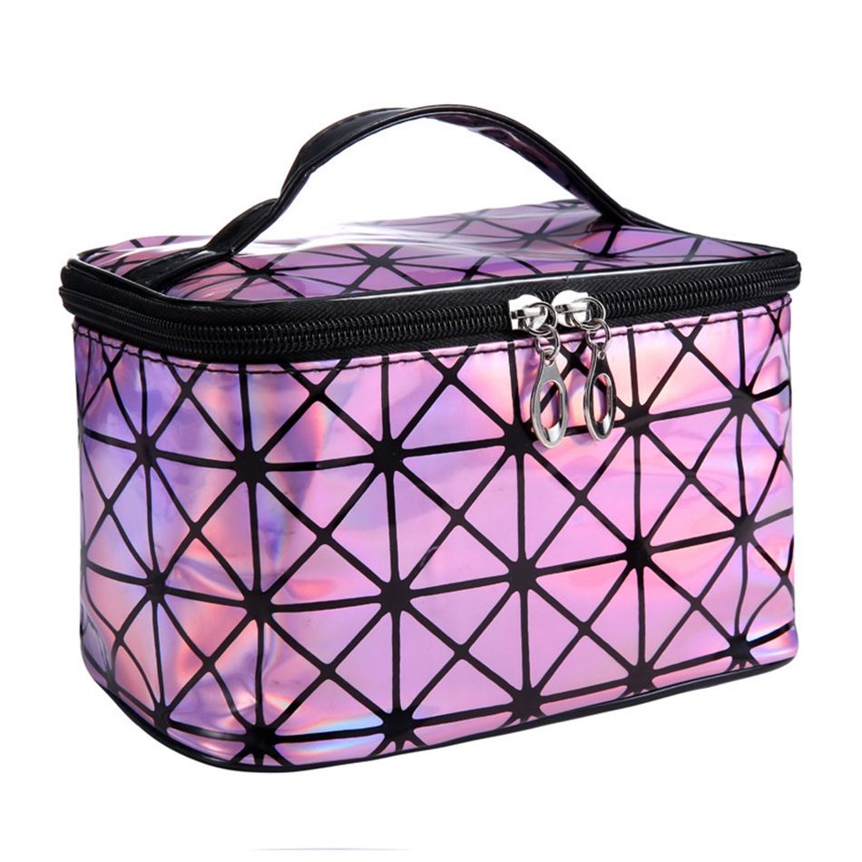 3D Laser Cosmetic Bag Stylish Makeup Travel Organizer