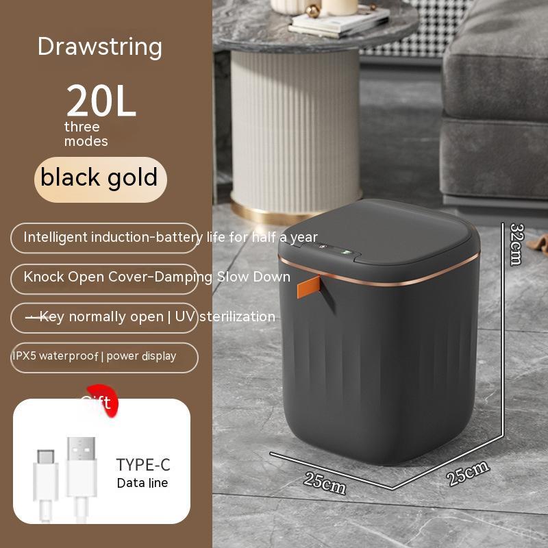 Automatic Smart Trash Bin with Lid for Home & Car