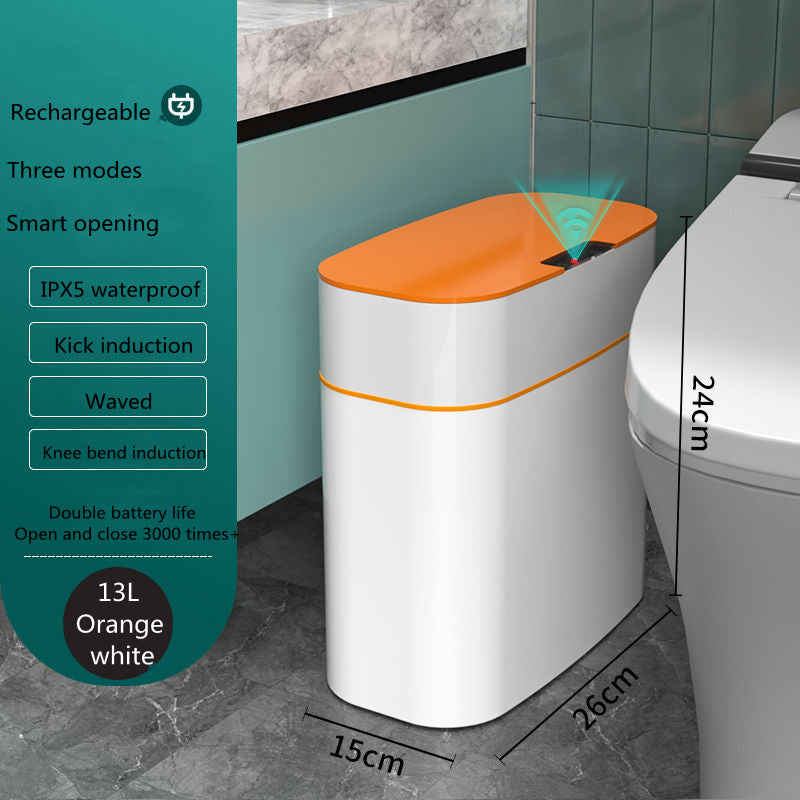 Automatic Smart Trash Bin with Lid for Home & Car
