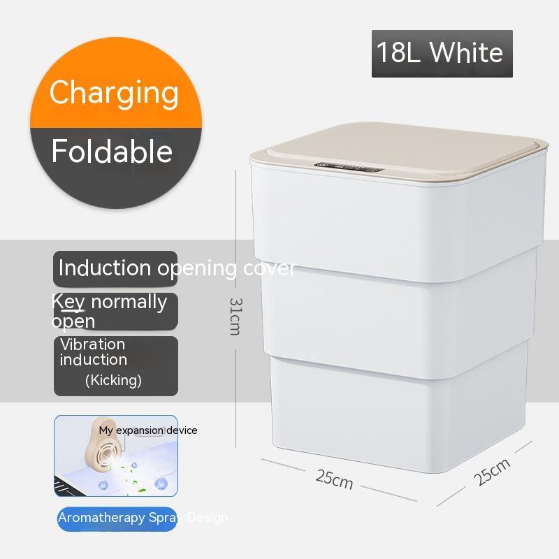 Automatic Smart Trash Bin with Lid for Home & Car