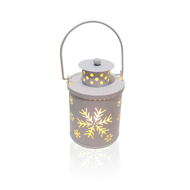 Galaxy Star Projector Nordic LED Candle Lantern Christmas Decor