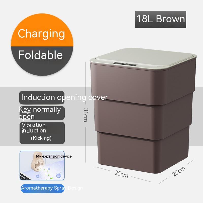 Automatic Smart Trash Bin with Lid for Home & Car