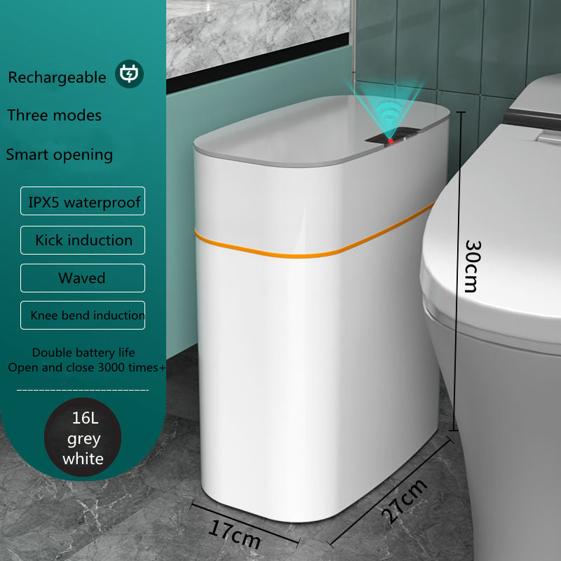 Automatic Smart Trash Bin with Lid for Home & Car