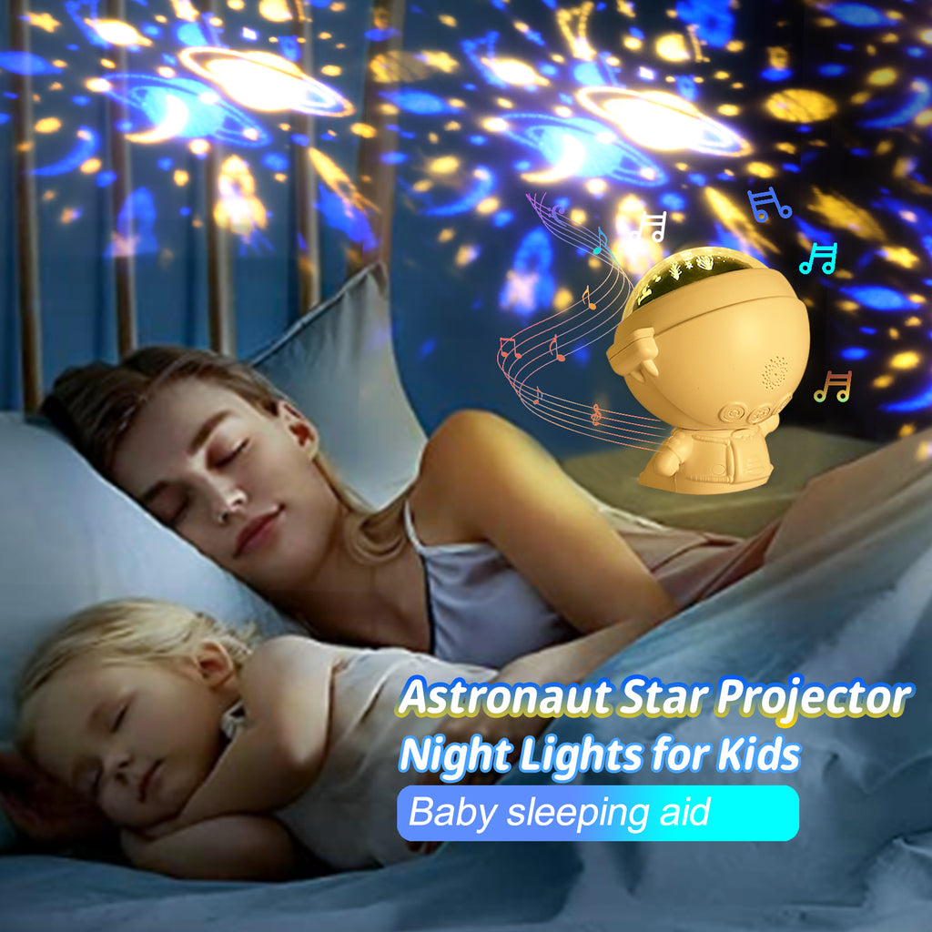 Kids Galaxy Starry Sky Spaceman Light That Makes Bedtime Extra Fun